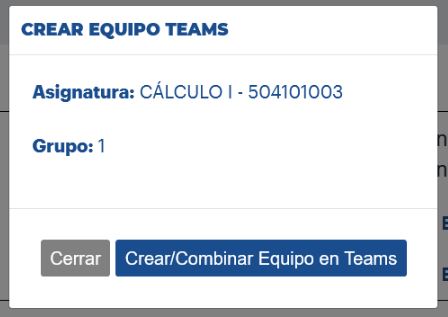 Crear Equipos