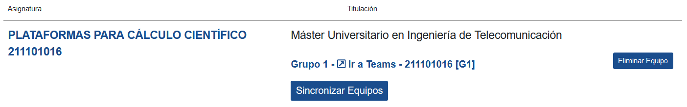 Eliminar Equipo Teams